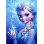 Diamond Painting Porträt Elsa - Winterzauber Frozen