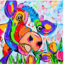 Diamond Painting - Alfred Colored Vache