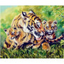 Diamond Painting Tiger Family
