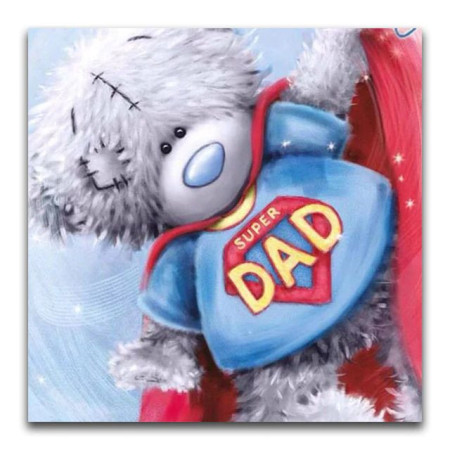 Diamond Painting - Super Dad Teddy Bear