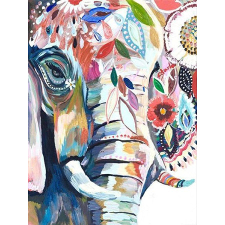 Diamond Painting  – Elefanten-Malfarben