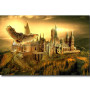 Diamond Painting Pudlard und der Drachen - Diamond Painting  Harry Potter