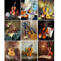 Diamond Painting Gitarre mit Hut