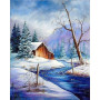 Diamond Painting Wilde Winterlandschaft