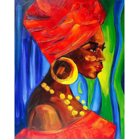 Diamond Painting - Afrikanische Frau Ayana