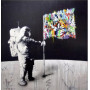 Diamond Painting Astronaut Graffiti