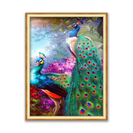 Diamond Painting Pfau Serie B