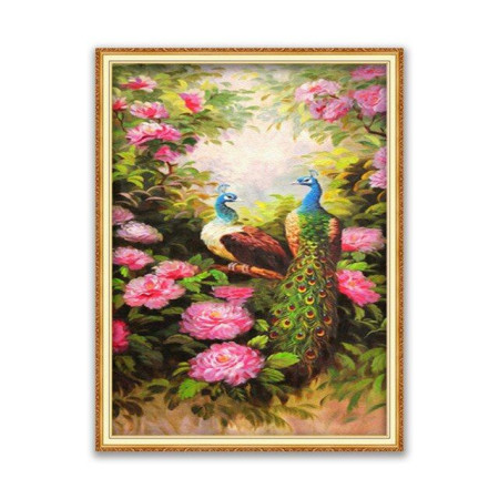 Diamond Painting Pfau Serie F