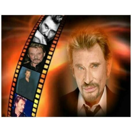 Diamond Painting Johnny Hallyday J Series