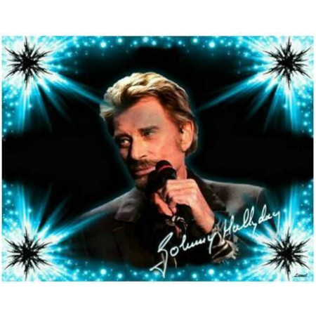 Diamond Painting Johnny Hallyday Serie N