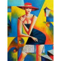 Diamond Painting - Frau Au Chapeau Stil Picasso