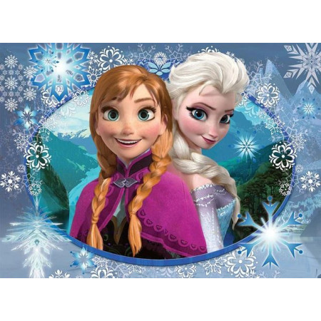 Diamond Painting Porträt Anna Et Elsa - Magische Disney Schwestern