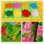 Diamond Painting Blumen und Papier 3D Farbe B