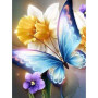 Diamond Painting Blumen und Papier 3D Farbe J