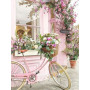 Diamond Painting Blumen und Fahrrad 2