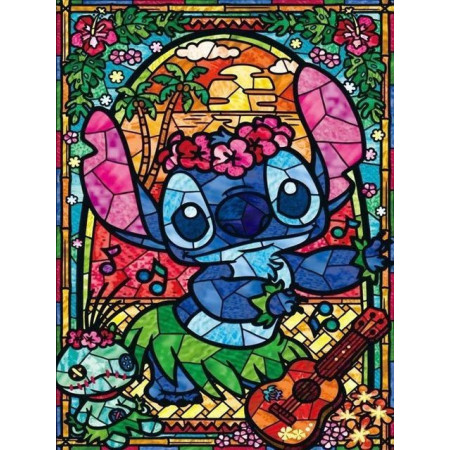 Lilo ' Stitch Diamond Stickerei - hawaiianische Glasmalerei