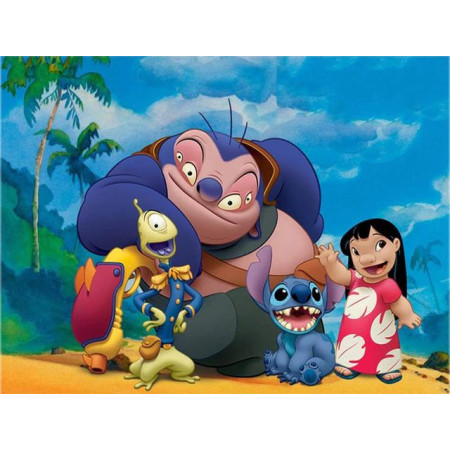 Diamond Painting Lilo & Stitch Familie - Disney Attack Scene