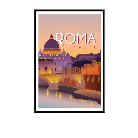 Diamond Painting Landschaft Vintage Roma