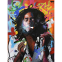 Diamond Painting - Bob Marley Portrait Mit dem Zug von Fumer