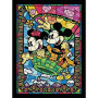 Diamond Painting Mickey and Friends Party“ – Buntglas-Disney-Happy-Celebration